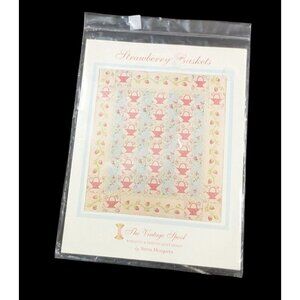 The Vintage Spool Strawberry Baskets Quilt Pattern 2007 Verna Mosquera